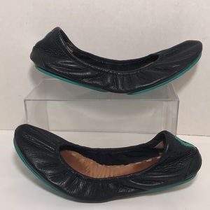 Tieks by Gavrieli Black Leather Ballet Flats Sz 8